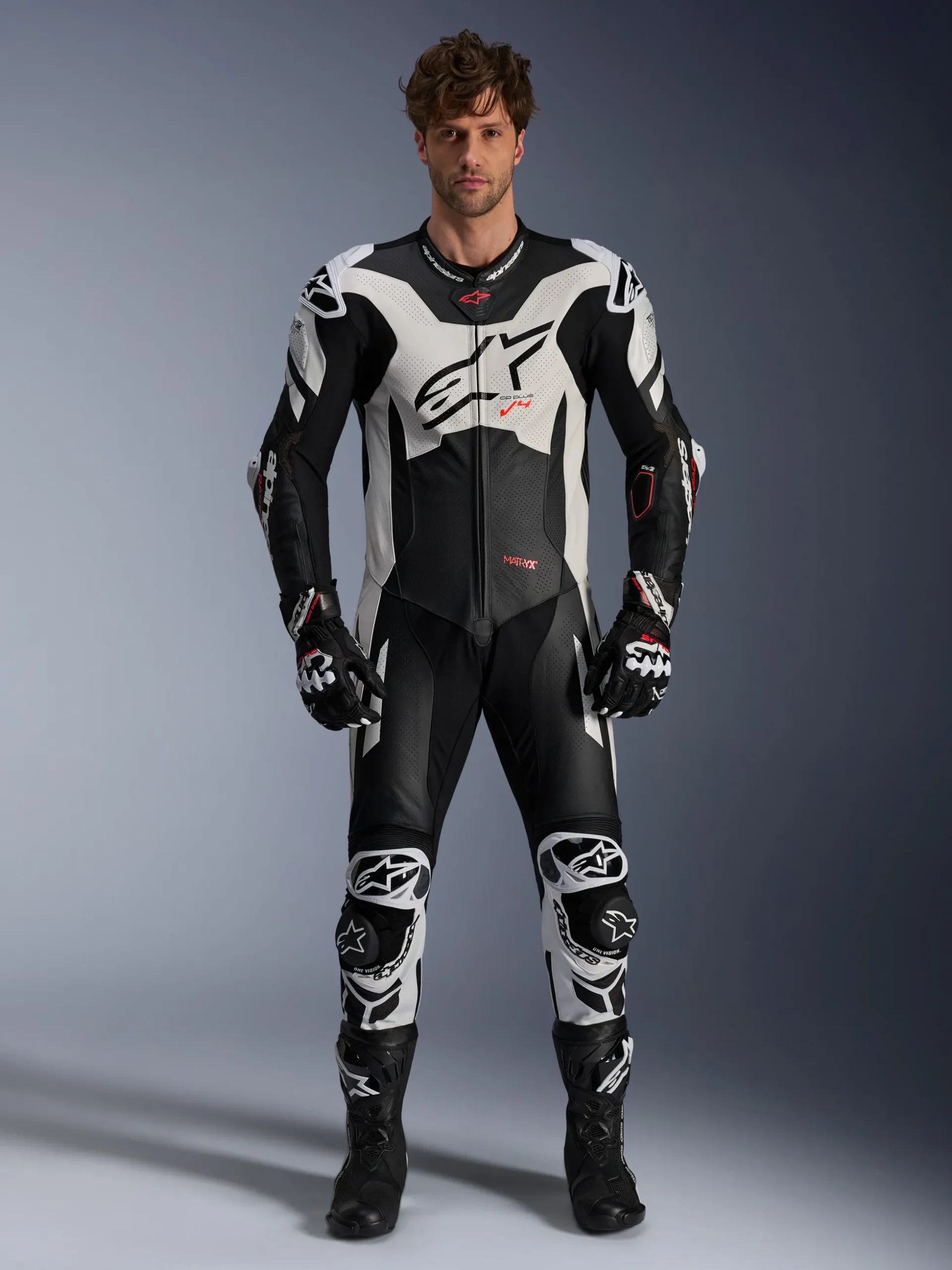 Combinaison En Cuir GP Plus V4 Sprint 1 Pièce