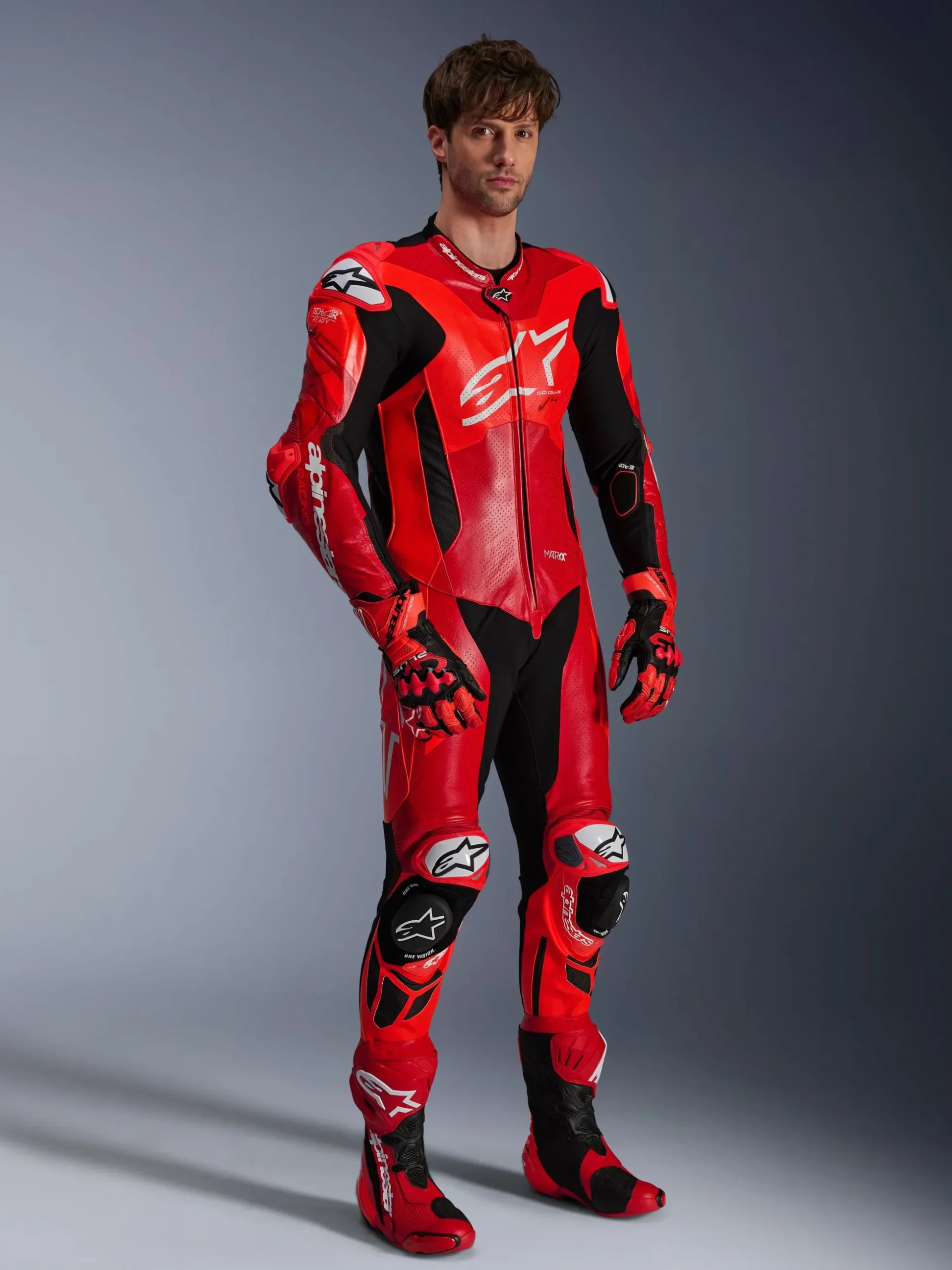 Combinaison En Cuir GP Plus V4 Sprint 1 Pièce