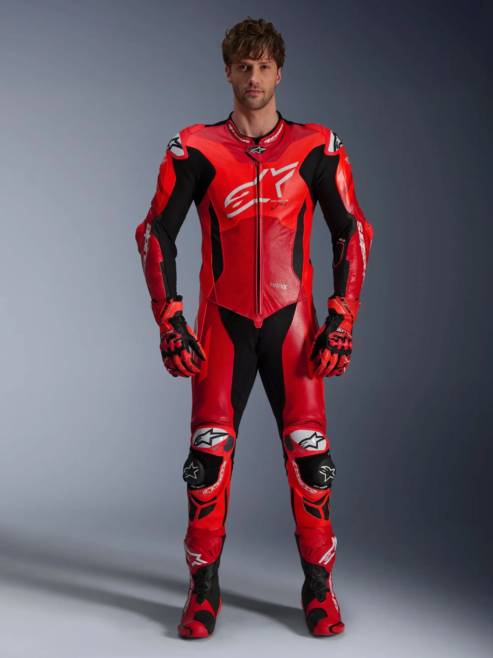 Combinaison En Cuir GP Plus V4 Sprint 1 Pièce