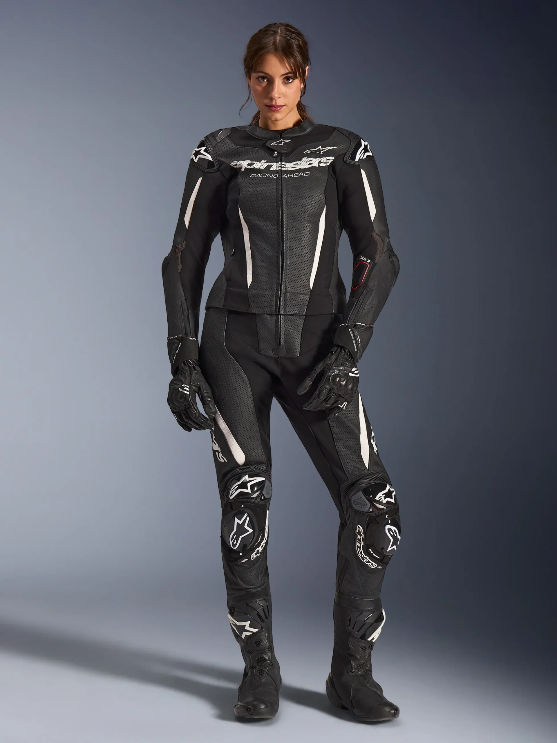 Combinaison En Cuir Stella GP-R7 2 Pièces