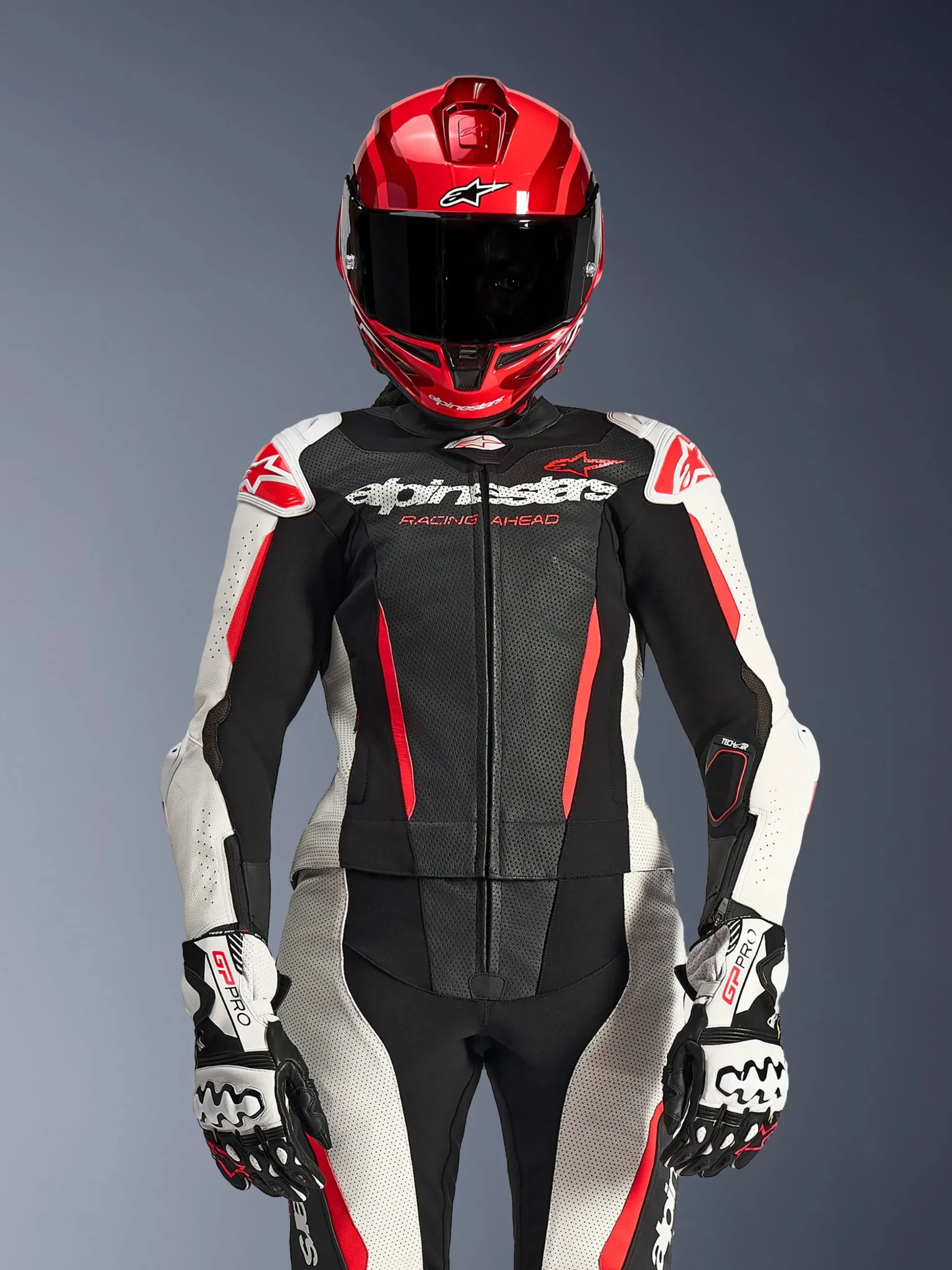 Combinaison En Cuir Stella GP-R7 2 Pièces