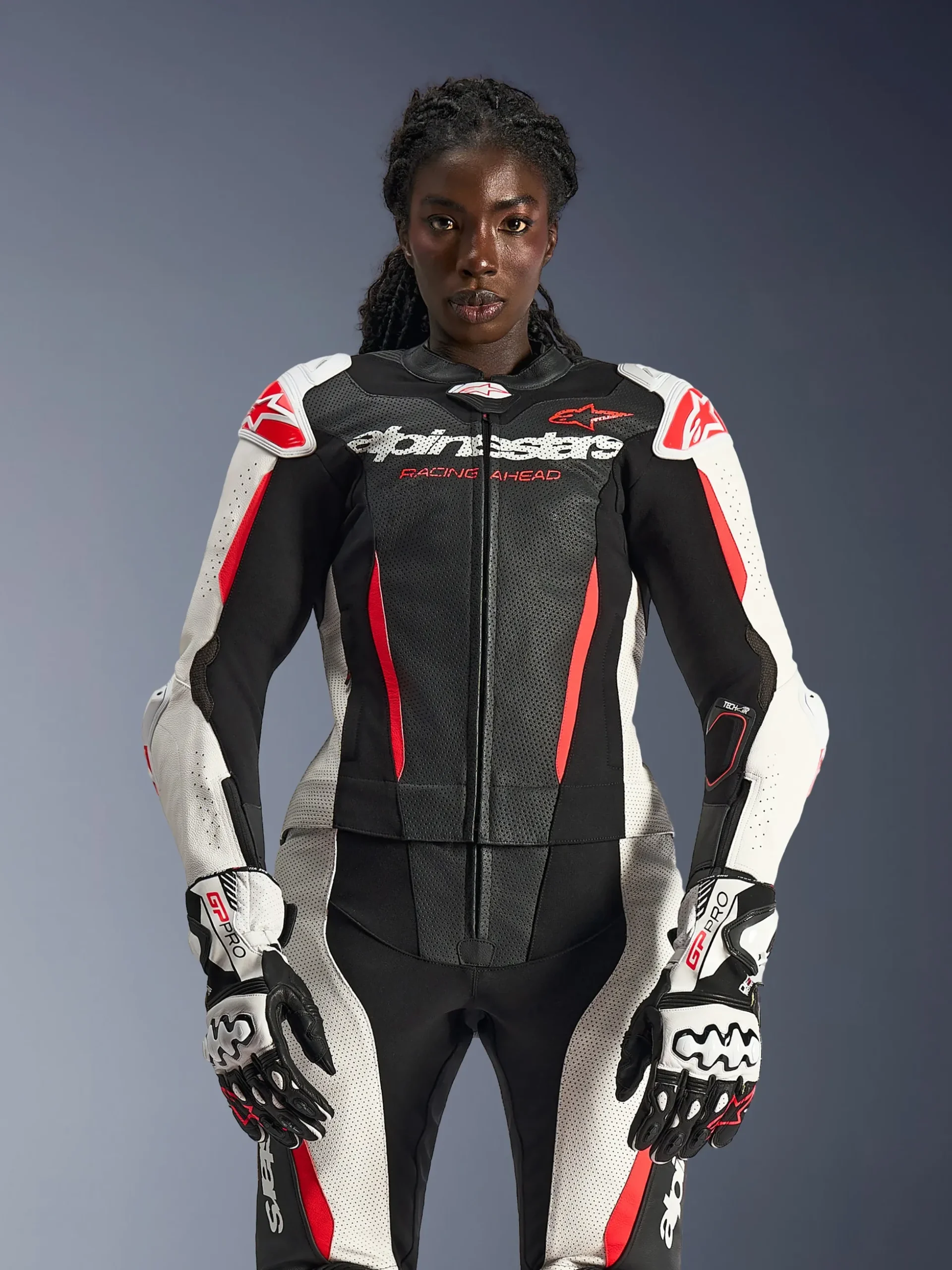 Combinaison En Cuir Stella GP-R7 2 Pièces