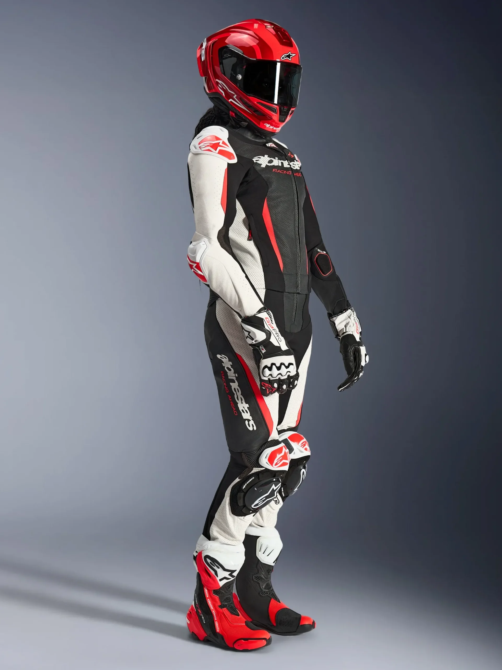 Combinaison En Cuir Stella GP-R7 2 Pièces