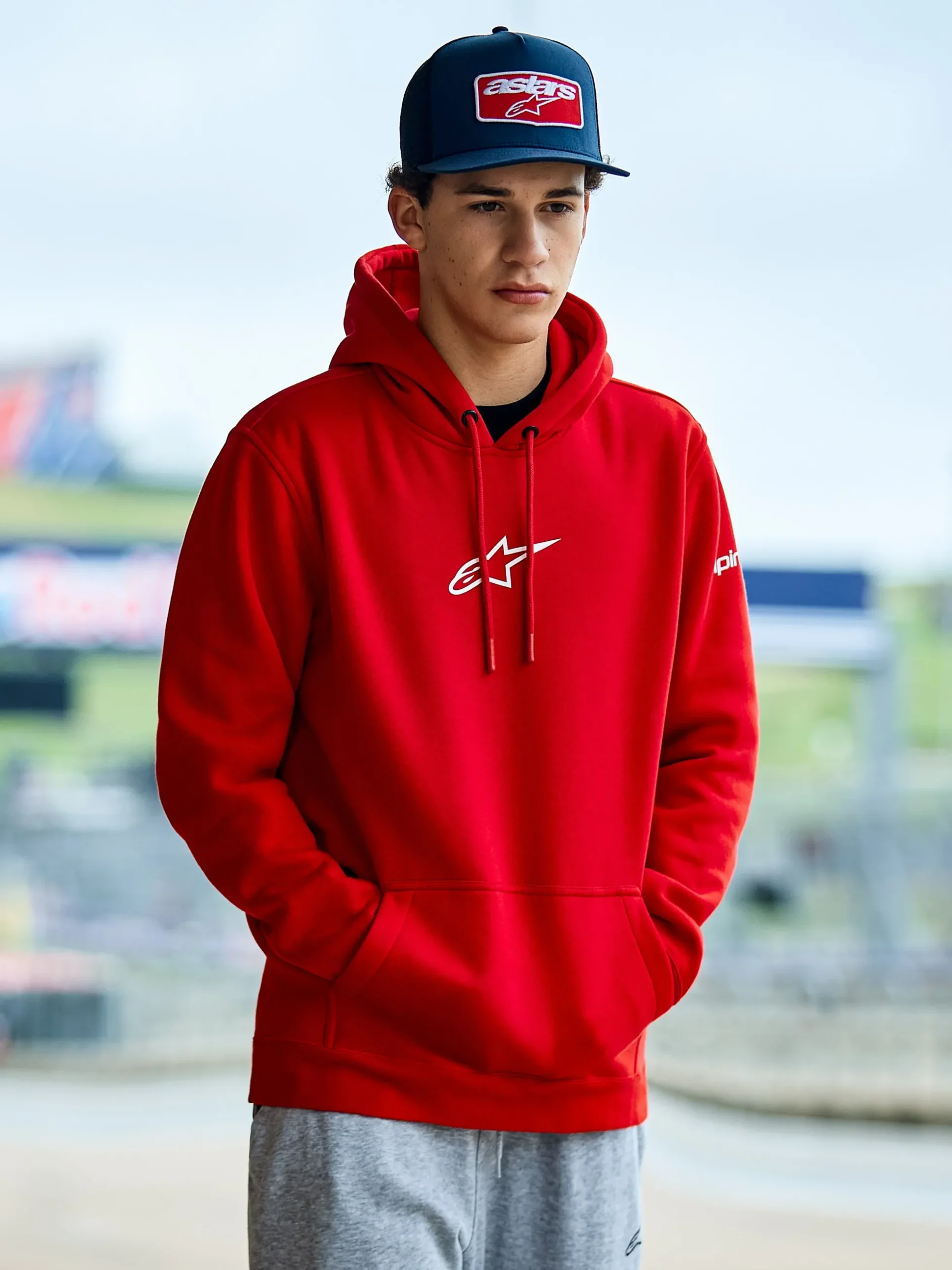 Sweat À Capuche Frontal