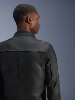 Veste En Cuir Blacktrack