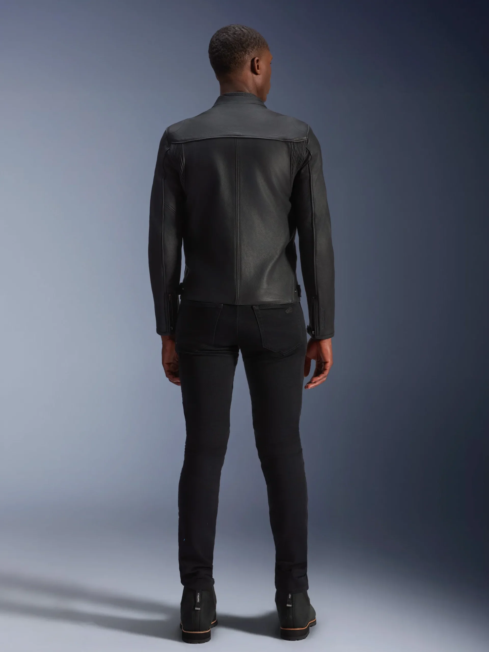 Veste En Cuir Blacktrack