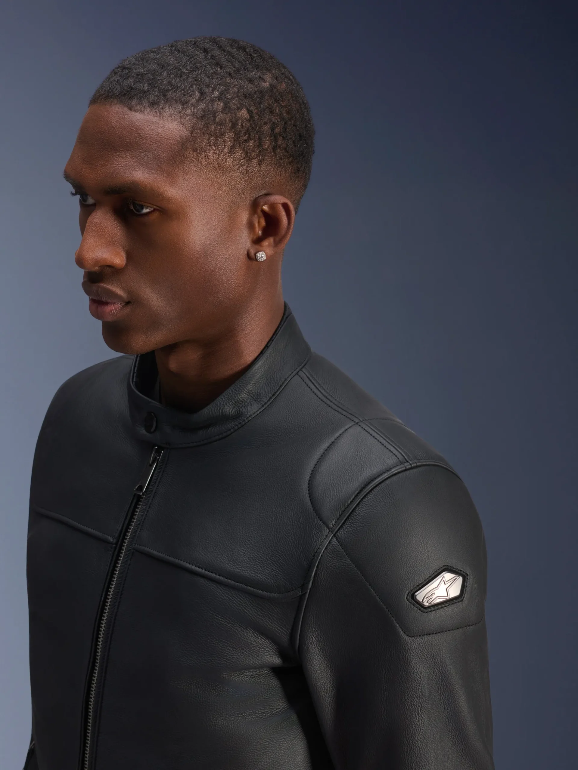 Veste En Cuir Blacktrack