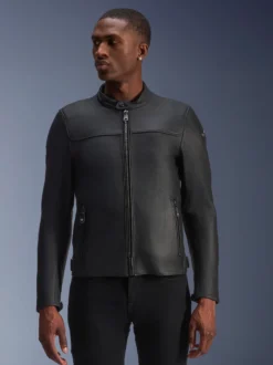 Veste En Cuir Blacktrack