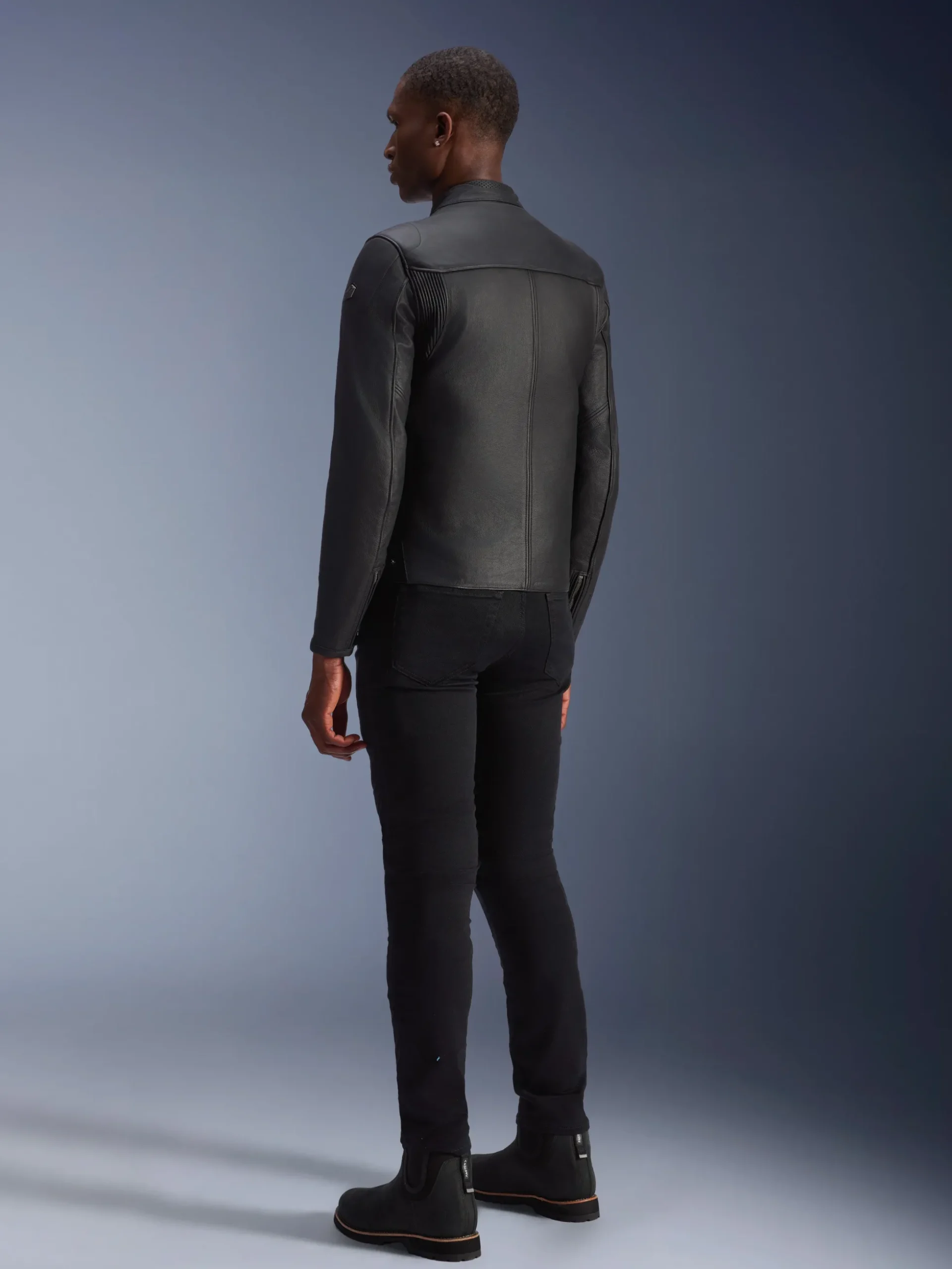 Veste En Cuir Blacktrack