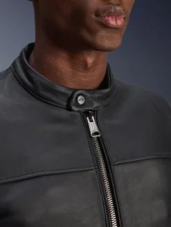 Veste En Cuir Blacktrack