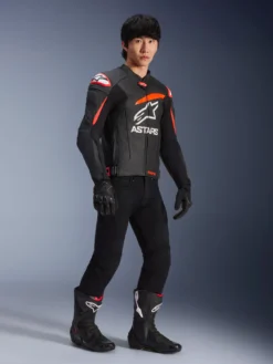 Veste En Cuir GP Plus R V4 Airflow