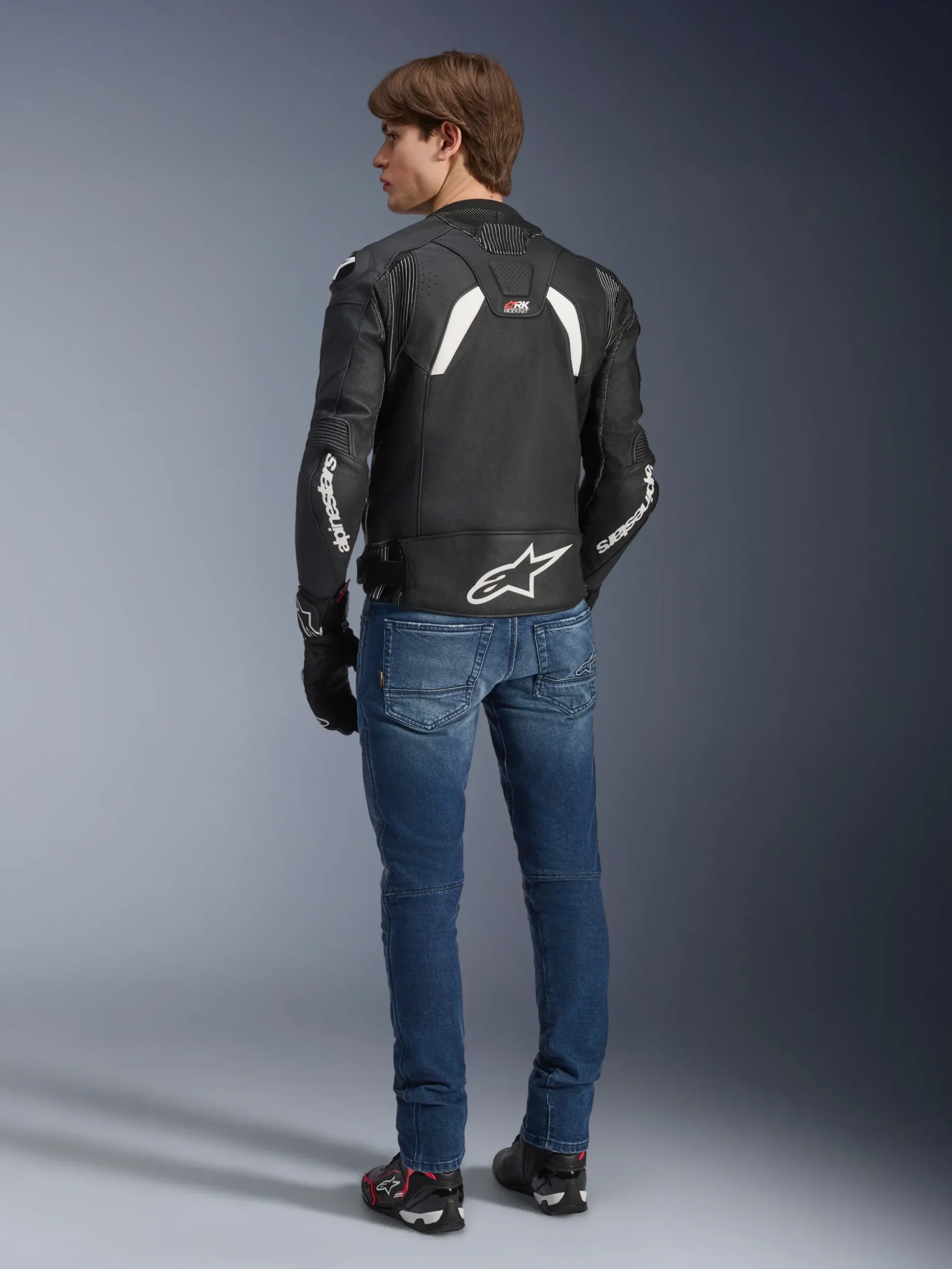 Veste En Cuir GP Plus R V4 Rideknit