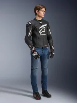 Veste En Cuir GP Plus R V4 Rideknit