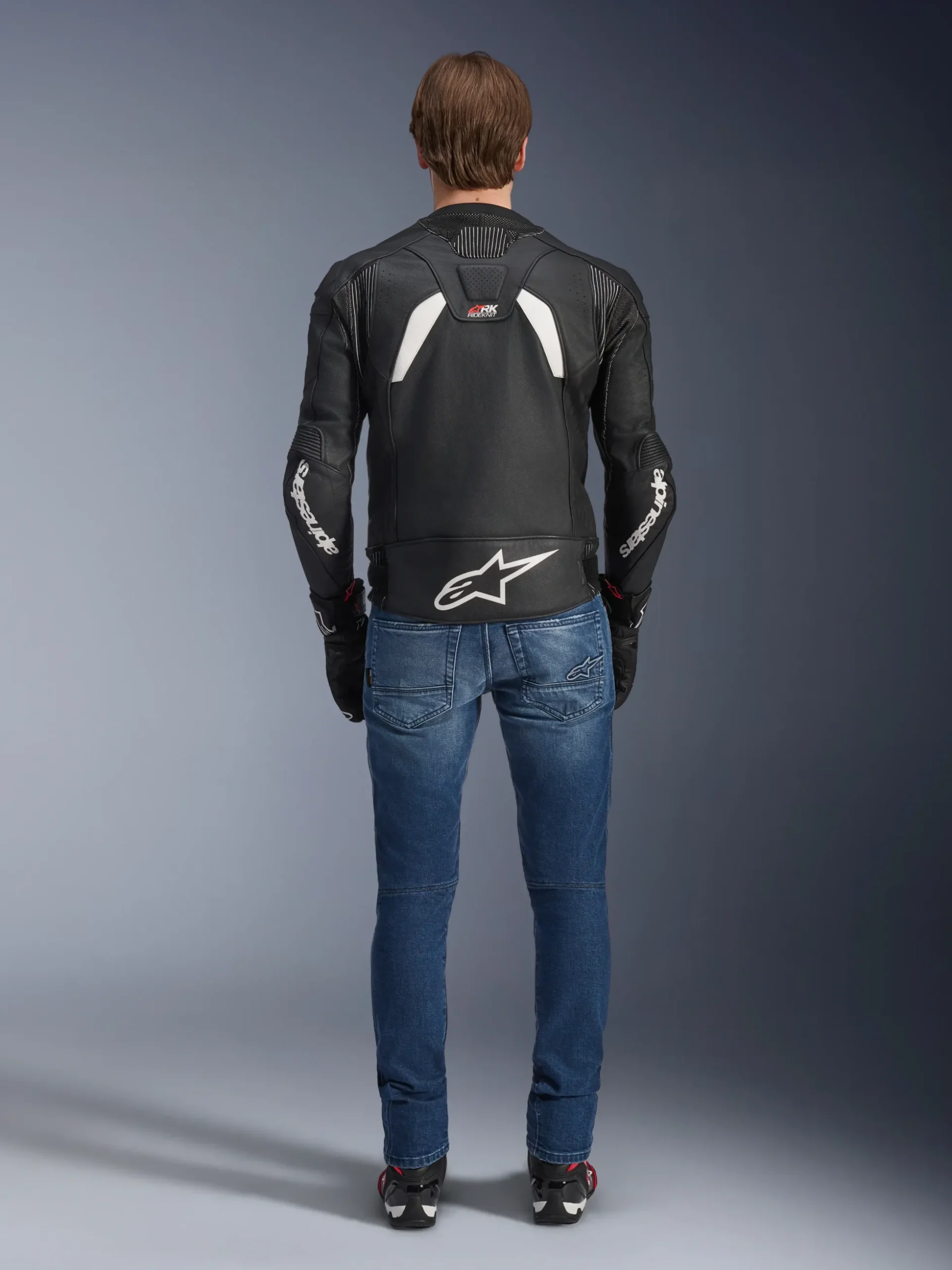 Veste En Cuir GP Plus R V4 Rideknit
